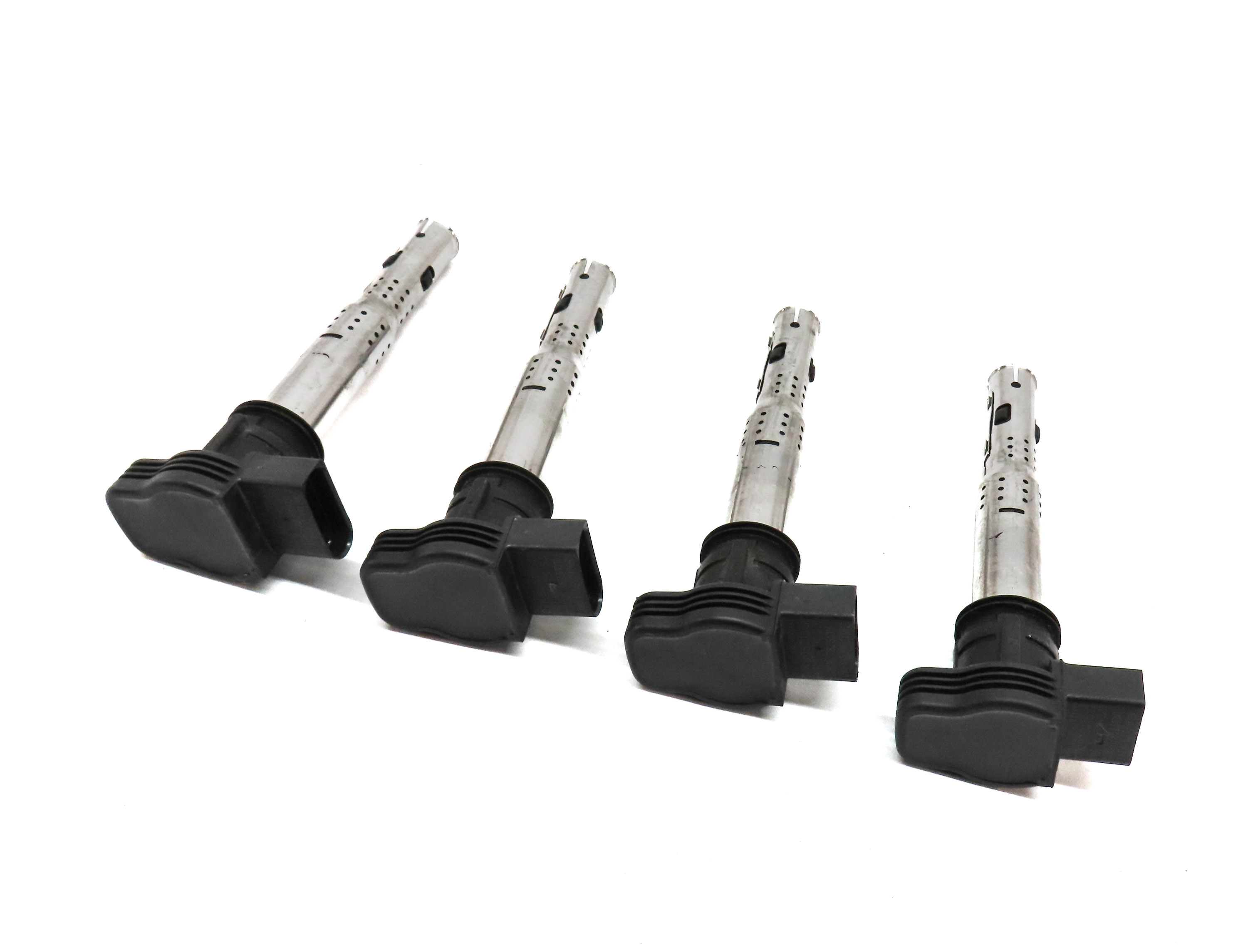07-17 AUDI A3 A4 S4 A5 S5 A6 Q3 Q5 R8 TT BEETLE JETTA - 2.0L IGNITION COIL SET 4 — exact item pictured